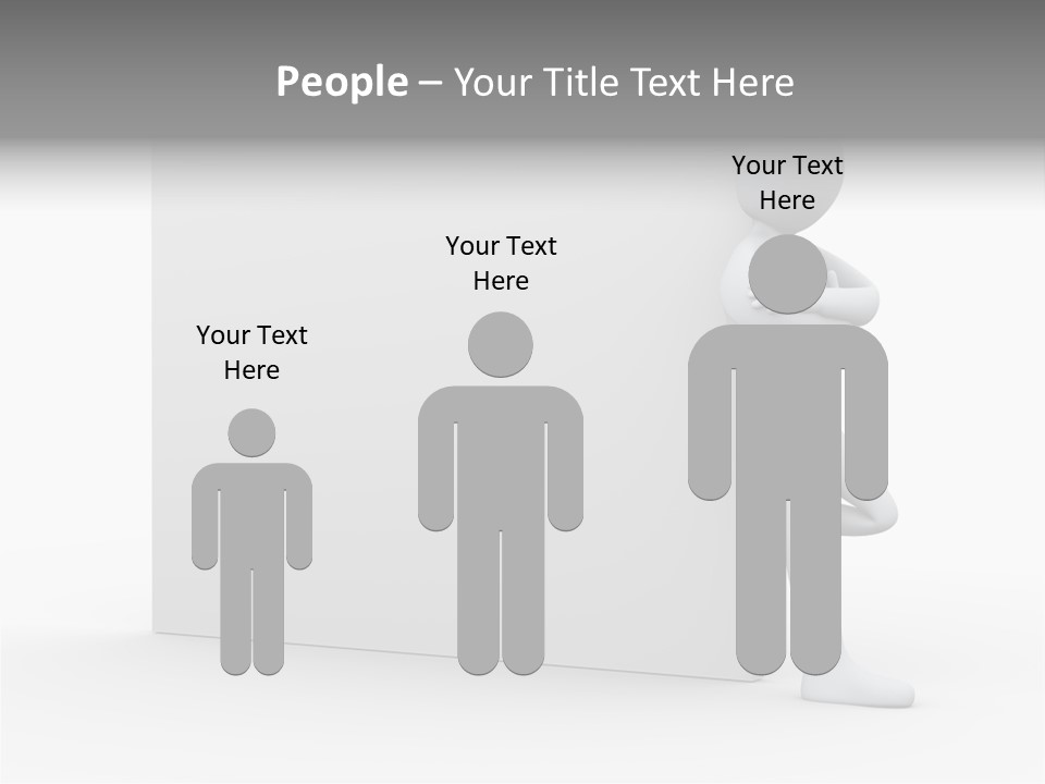 Successful Blank Character PowerPoint Template