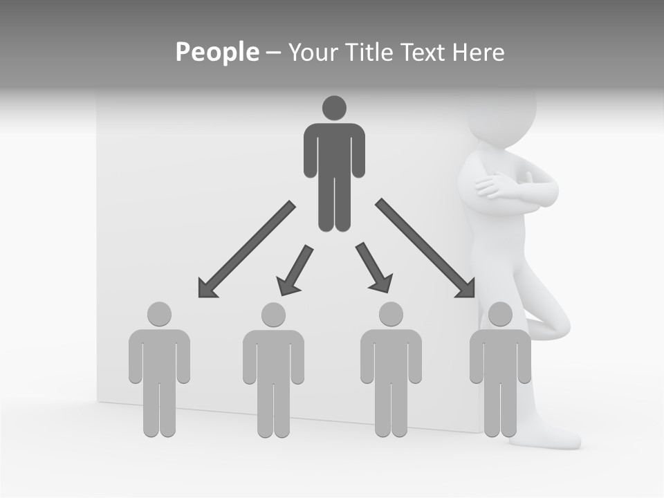 Successful Blank Character PowerPoint Template