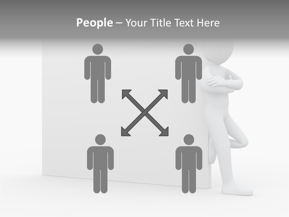 Successful Blank Character PowerPoint Template