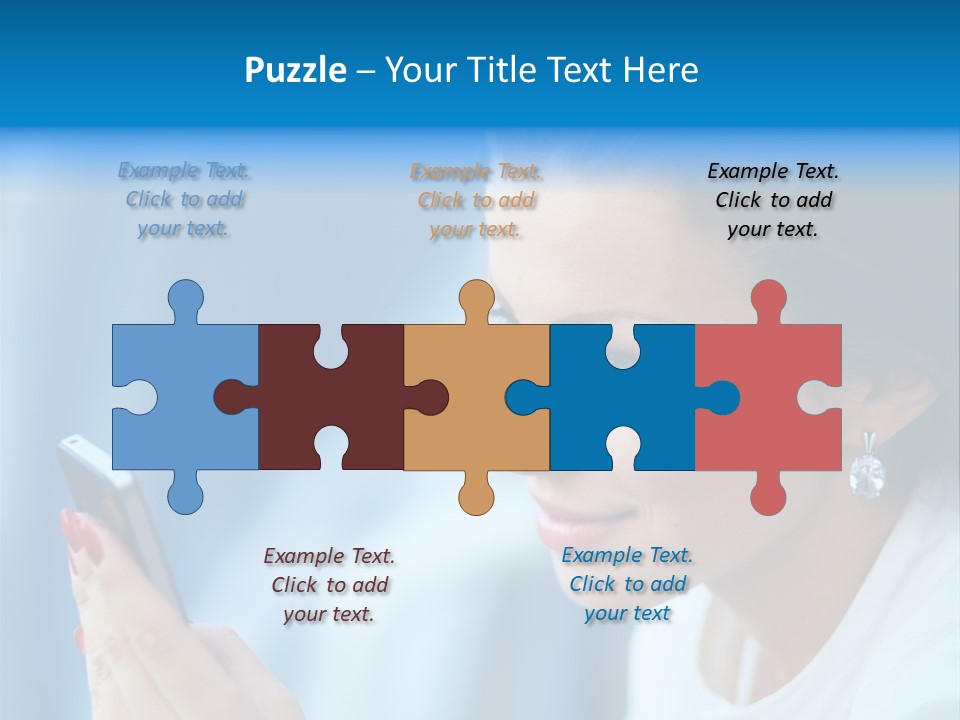 Young Communication Caucasian PowerPoint Template