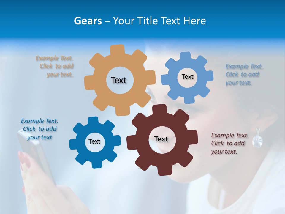 Young Communication Caucasian PowerPoint Template