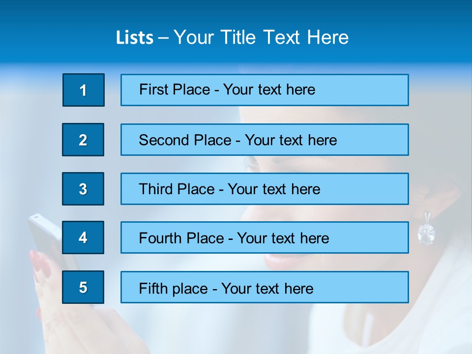 Young Communication Caucasian PowerPoint Template