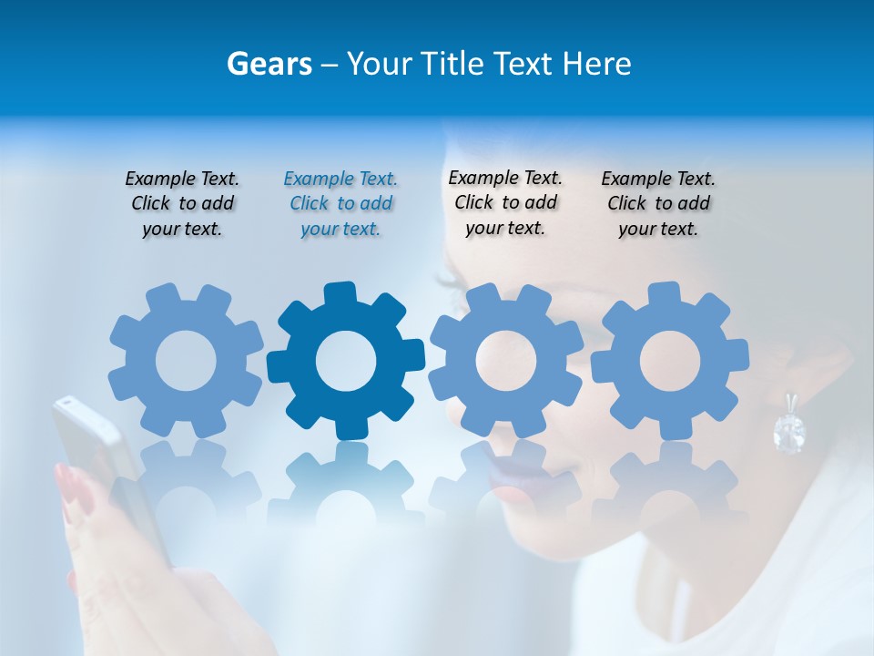 Young Communication Caucasian PowerPoint Template