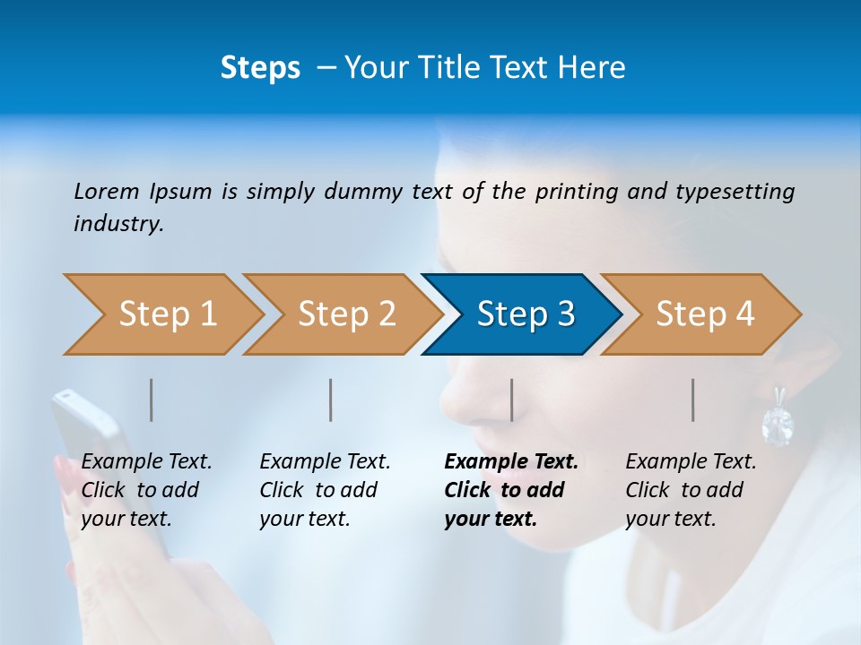 Young Communication Caucasian PowerPoint Template