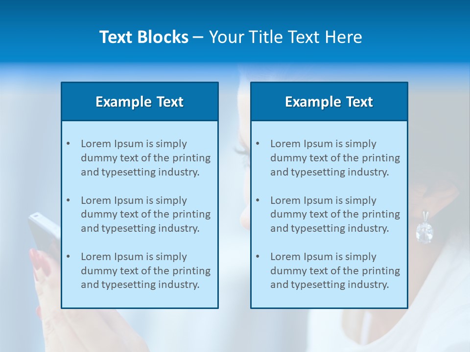 Young Communication Caucasian PowerPoint Template