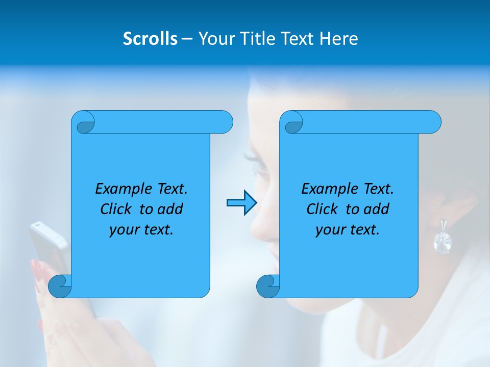 Young Communication Caucasian PowerPoint Template