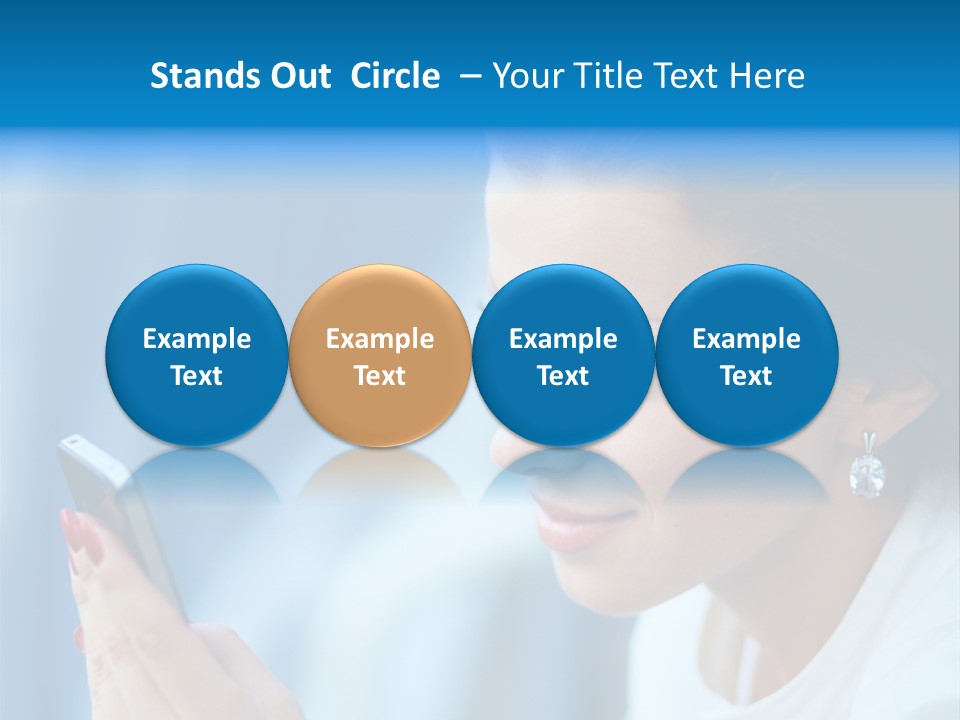Young Communication Caucasian PowerPoint Template