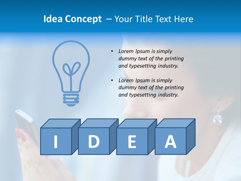 Young Communication Caucasian PowerPoint Template