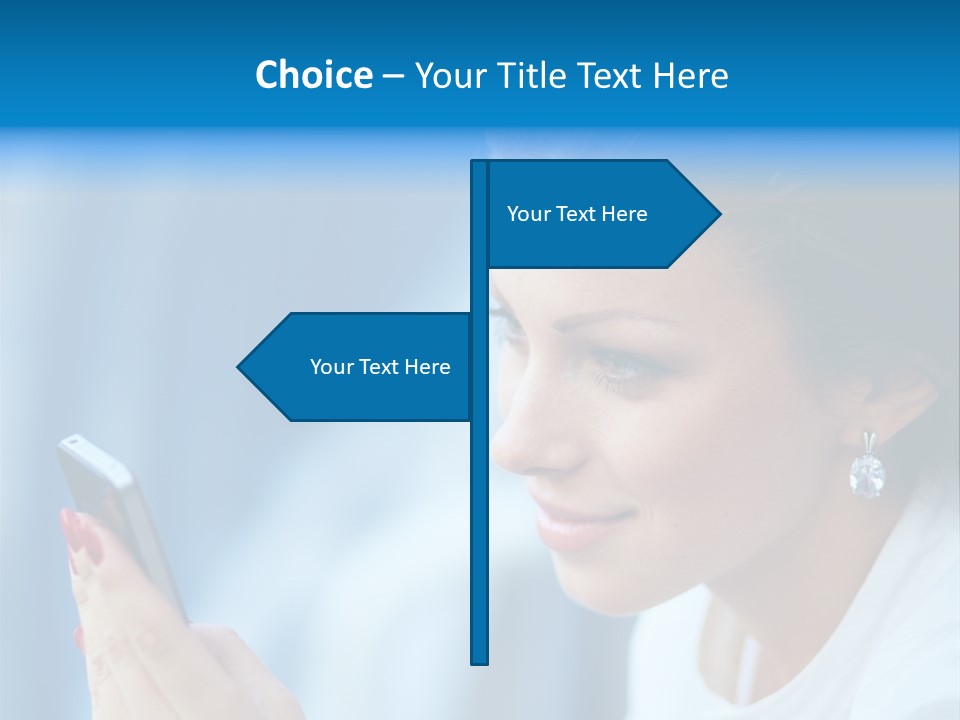 Young Communication Caucasian PowerPoint Template