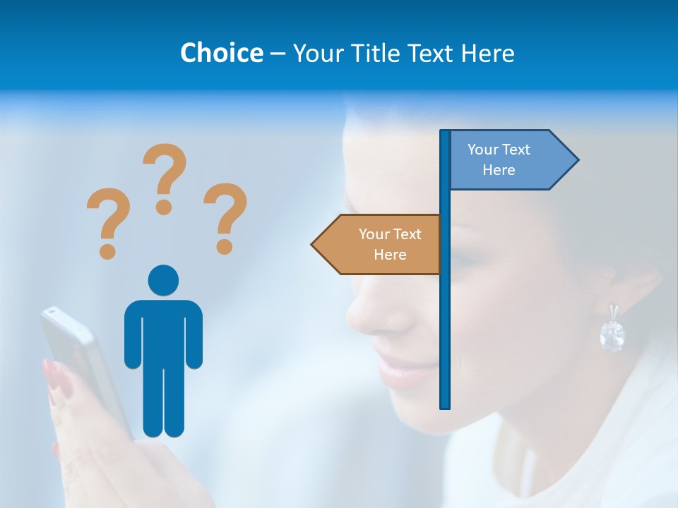 Young Communication Caucasian PowerPoint Template