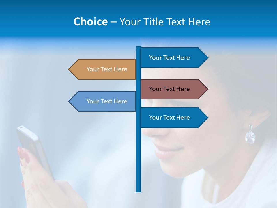 Young Communication Caucasian PowerPoint Template