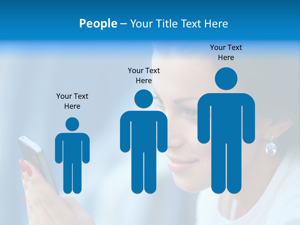 Young Communication Caucasian PowerPoint Template