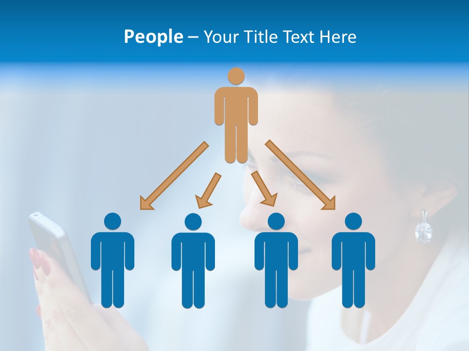 Young Communication Caucasian PowerPoint Template