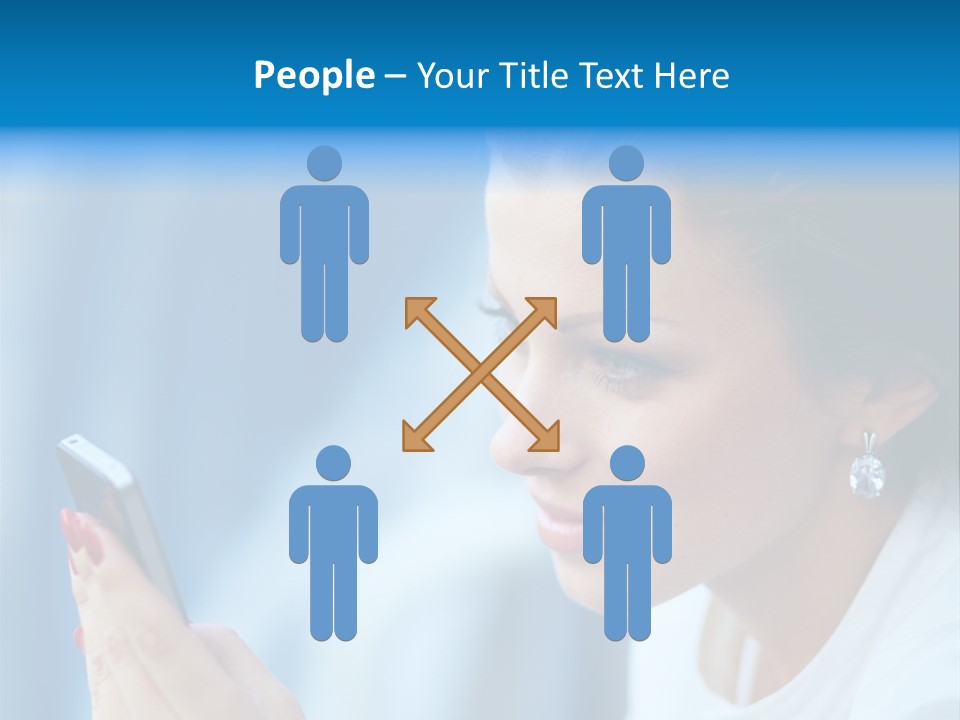 Young Communication Caucasian PowerPoint Template