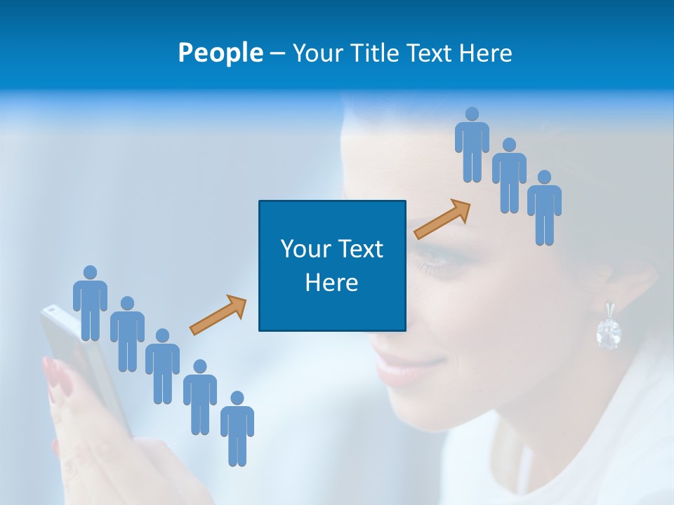 Young Communication Caucasian PowerPoint Template