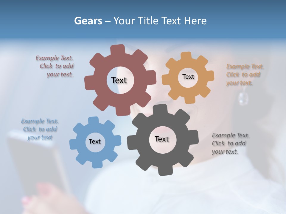 Innovation Apple Pointing PowerPoint Template