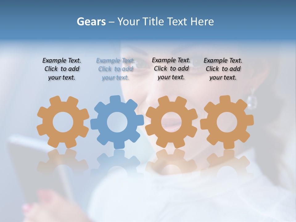 Innovation Apple Pointing PowerPoint Template