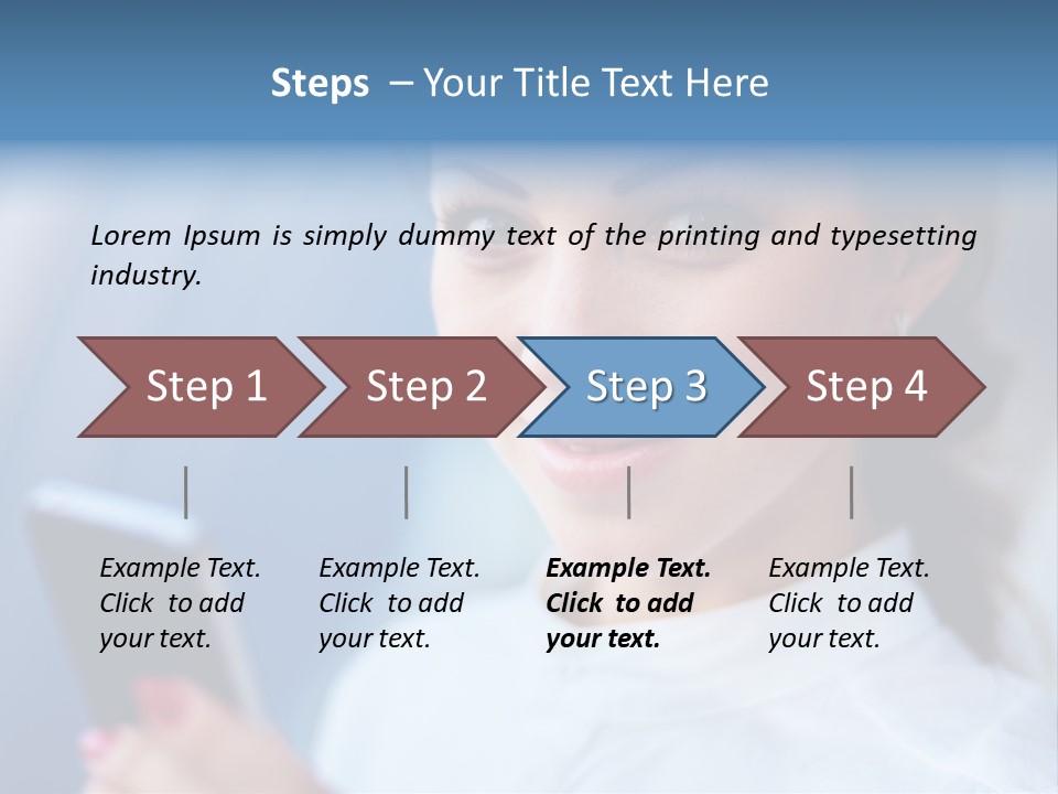 Innovation Apple Pointing PowerPoint Template