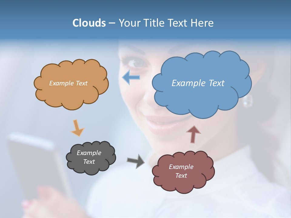 Innovation Apple Pointing PowerPoint Template