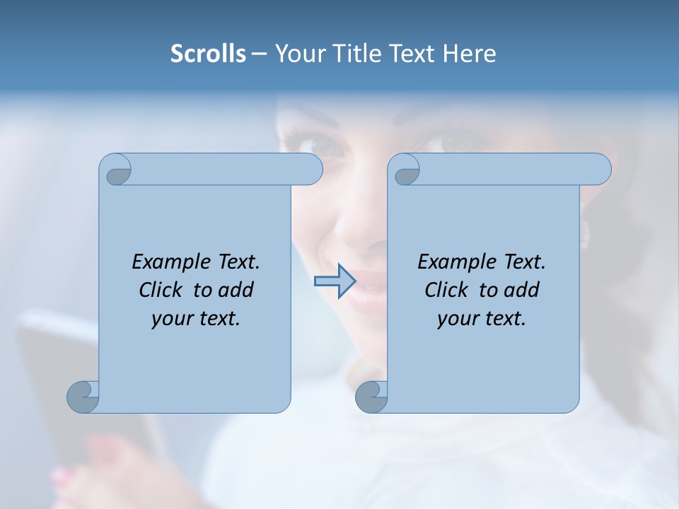 Innovation Apple Pointing PowerPoint Template