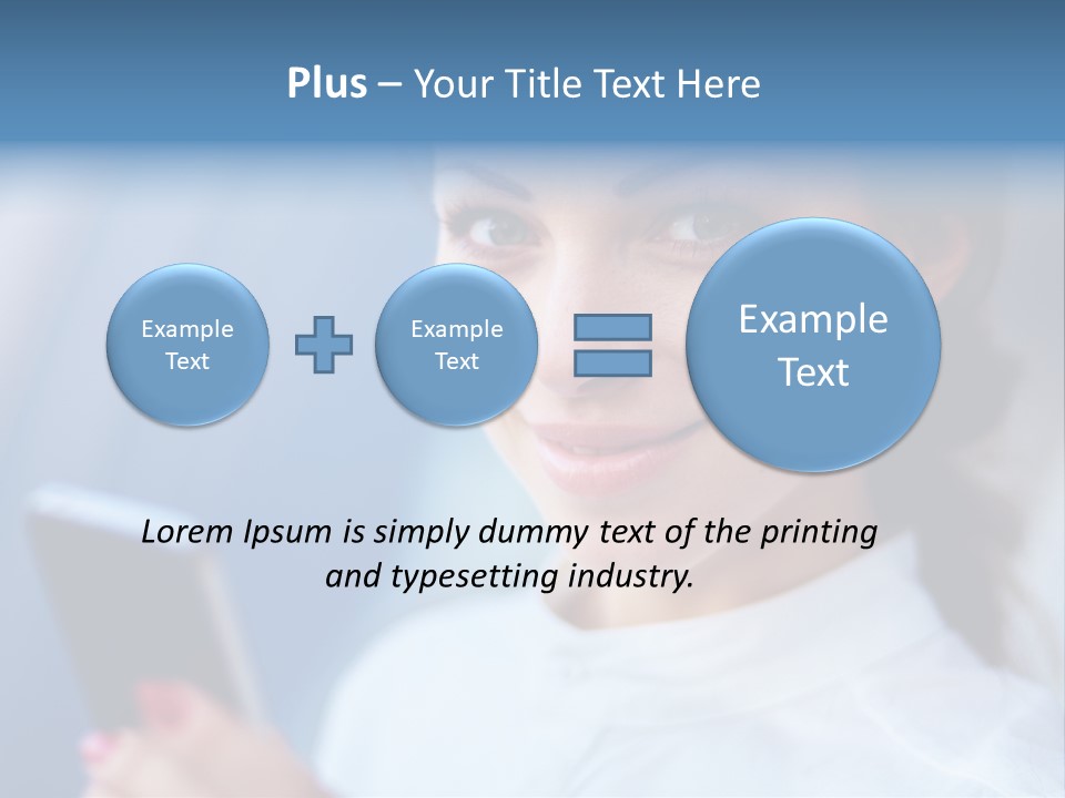 Innovation Apple Pointing PowerPoint Template