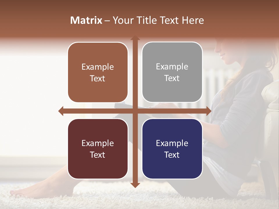 Communication Space Light PowerPoint Template