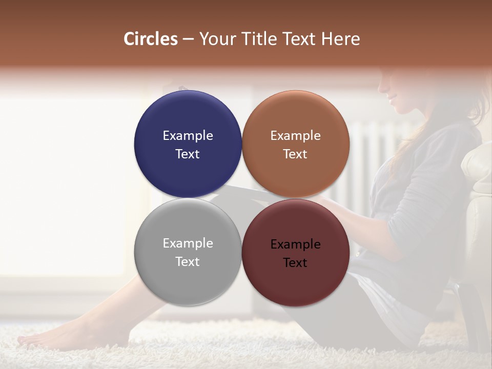 Communication Space Light PowerPoint Template