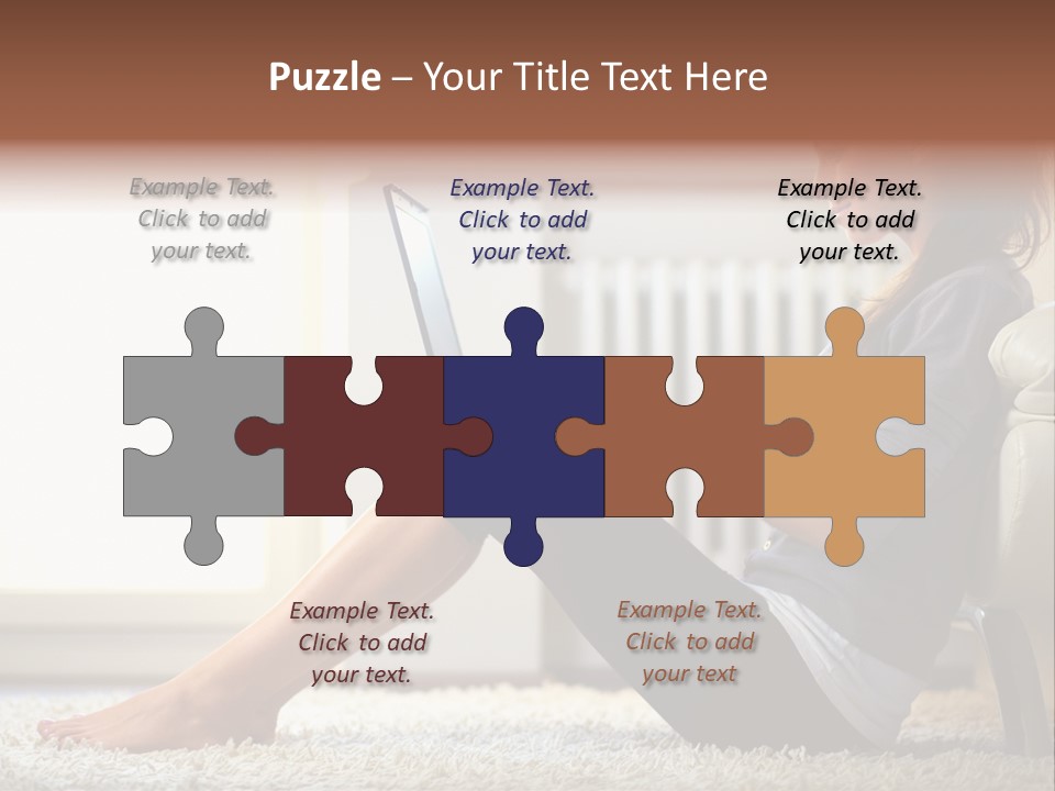 Communication Space Light PowerPoint Template