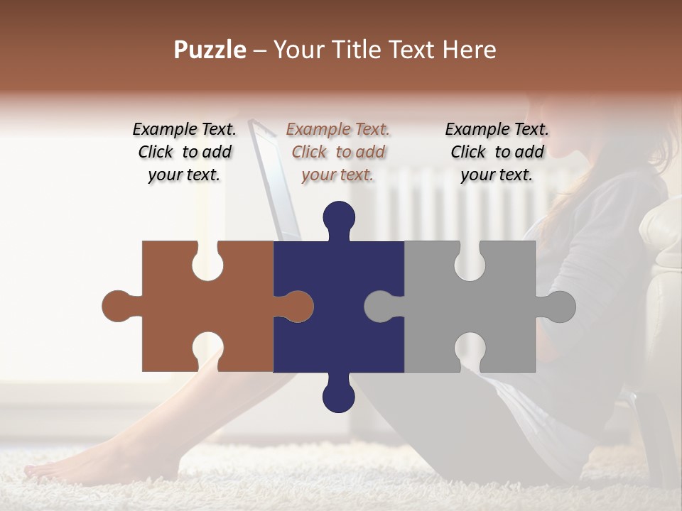 Communication Space Light PowerPoint Template