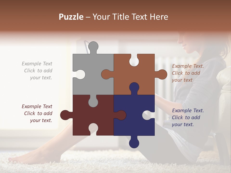 Communication Space Light PowerPoint Template