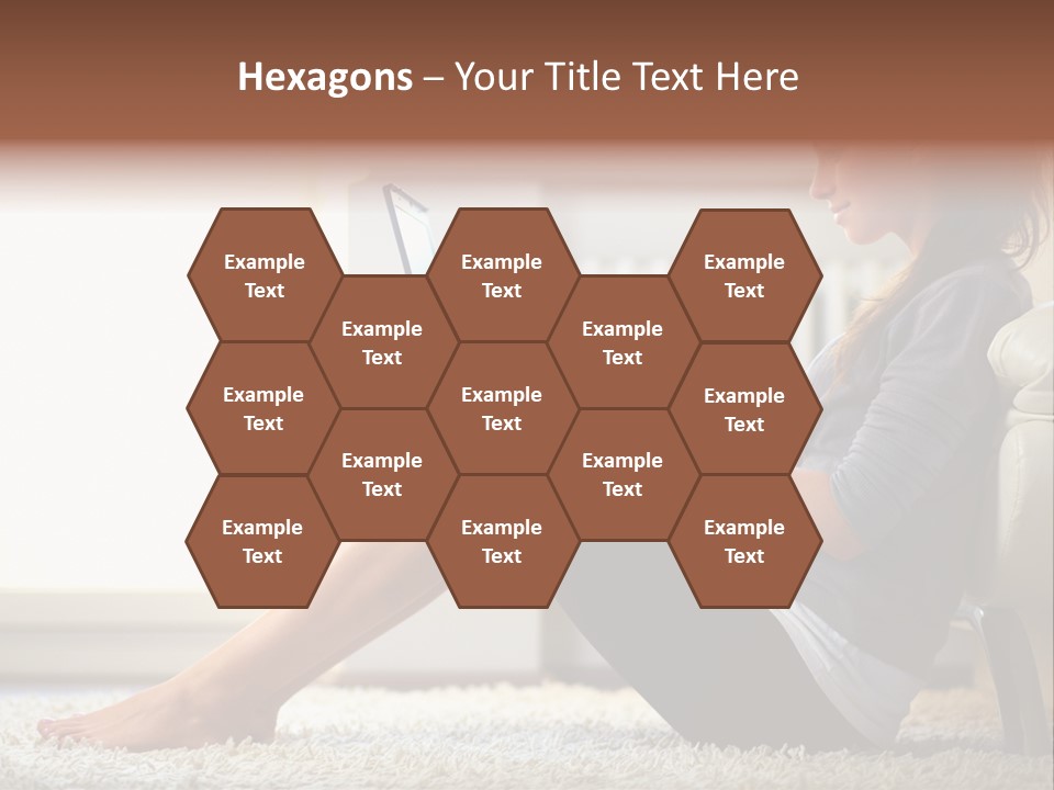 Communication Space Light PowerPoint Template