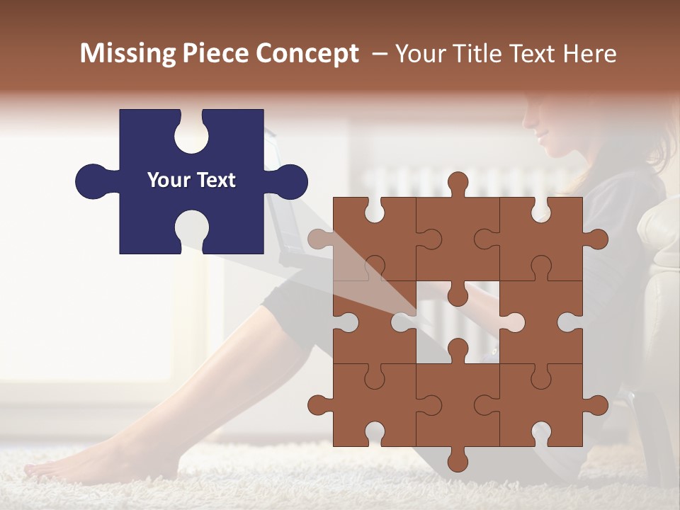 Communication Space Light PowerPoint Template