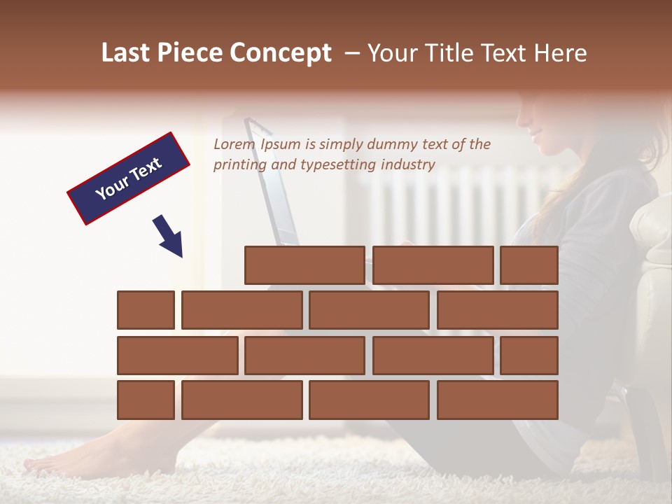 Communication Space Light PowerPoint Template