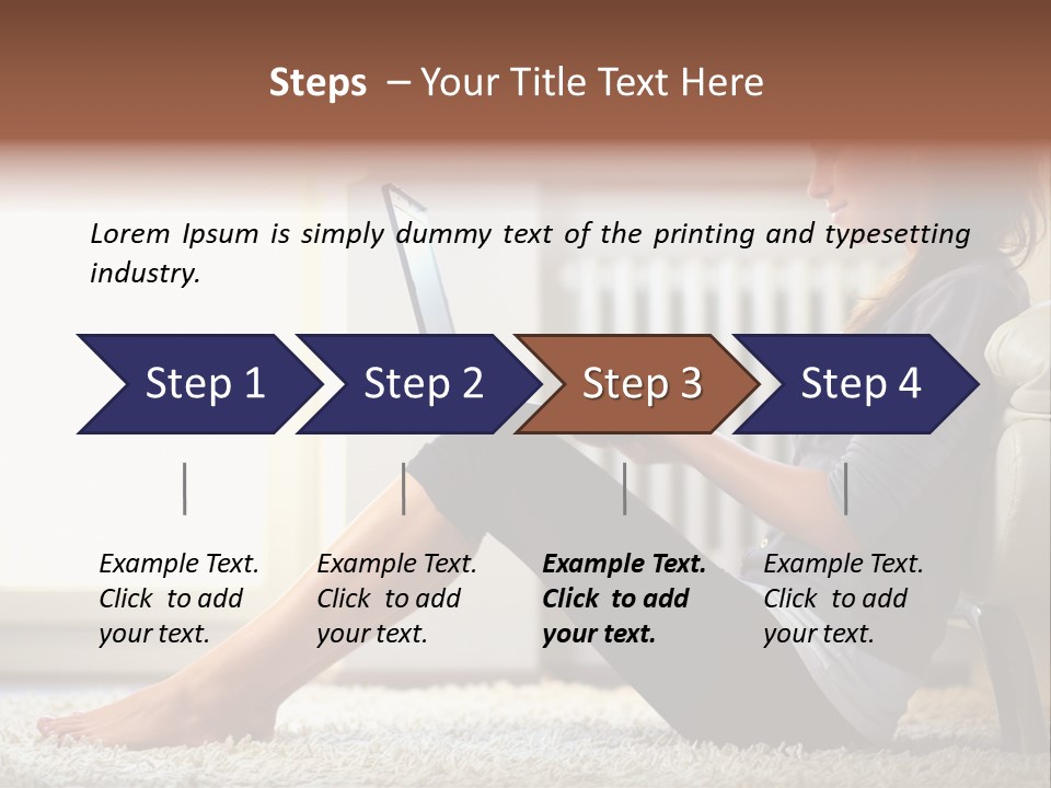 Communication Space Light PowerPoint Template