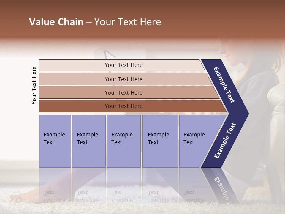 Communication Space Light PowerPoint Template