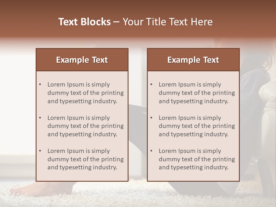 Communication Space Light PowerPoint Template