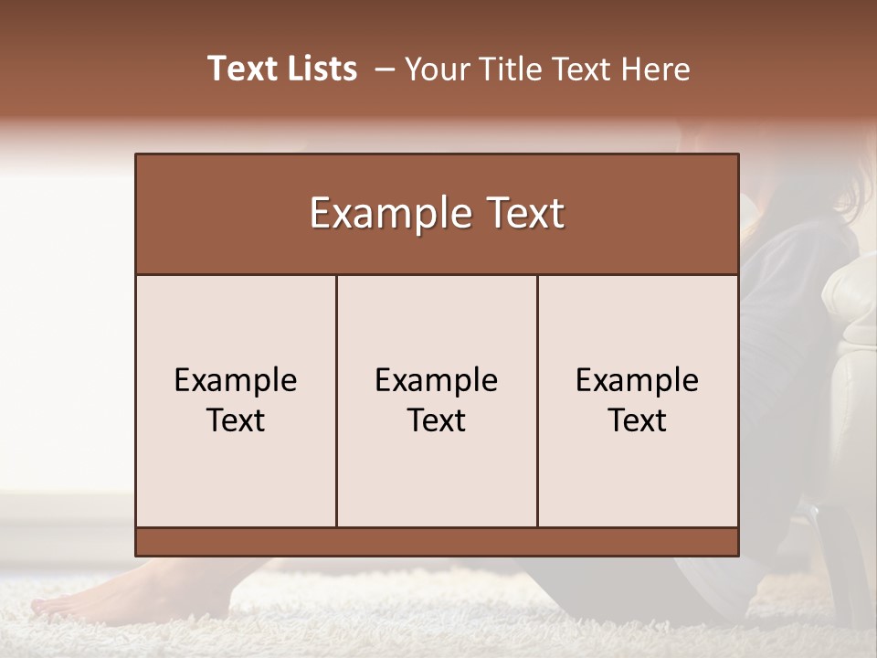 Communication Space Light PowerPoint Template