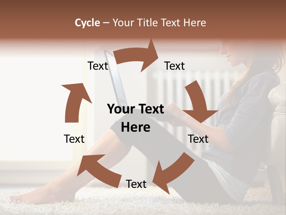 Communication Space Light PowerPoint Template