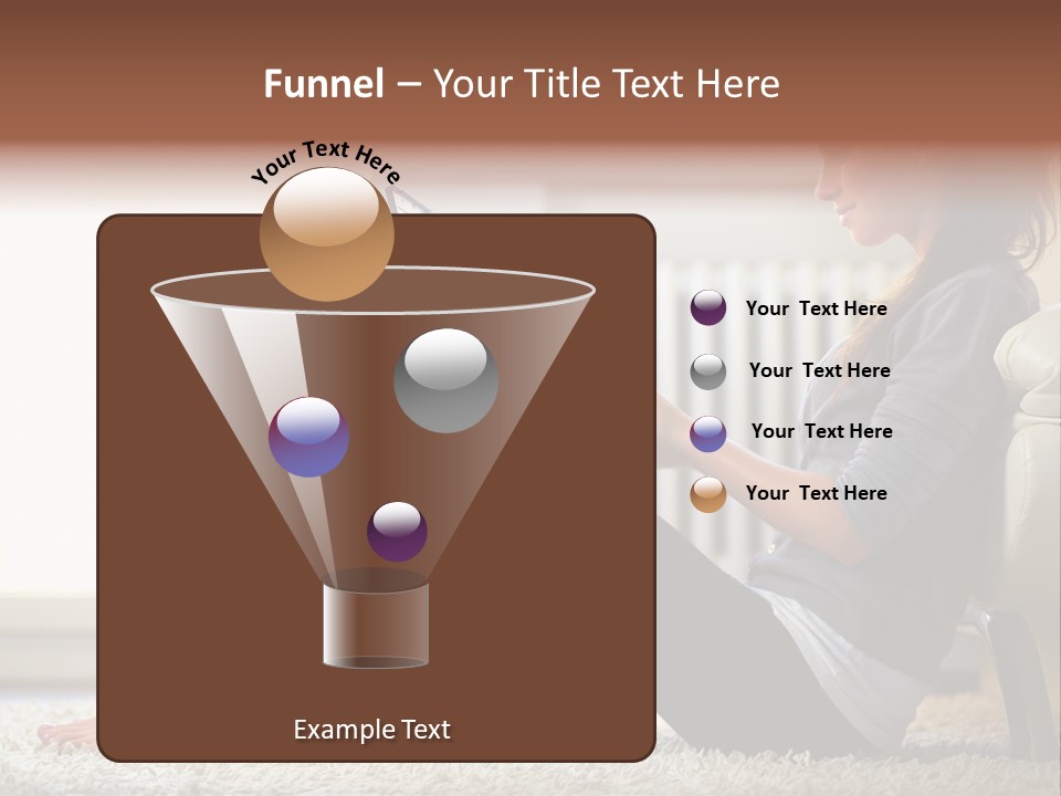 Communication Space Light PowerPoint Template