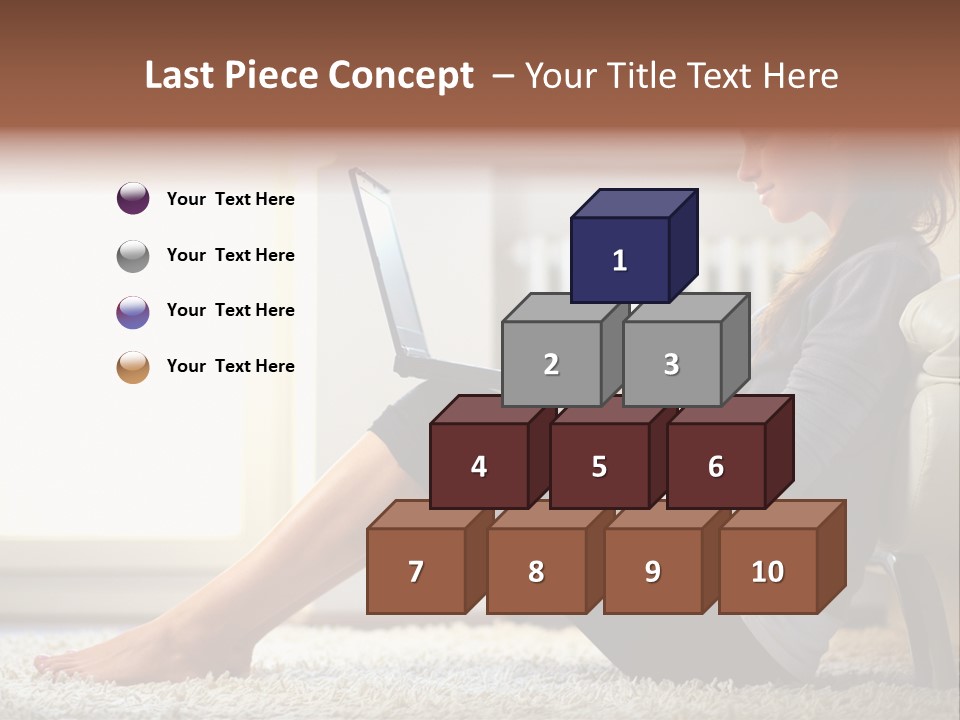 Communication Space Light PowerPoint Template
