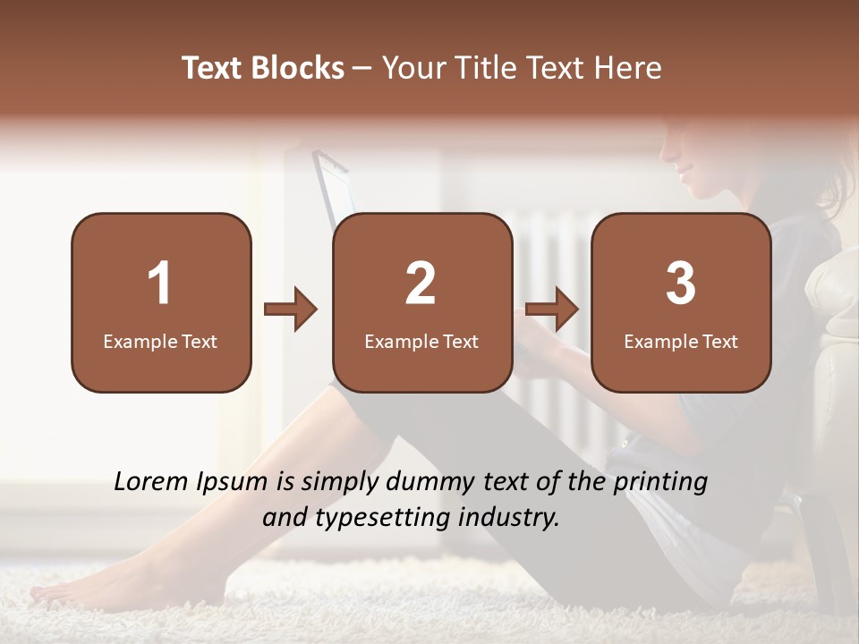 Communication Space Light PowerPoint Template