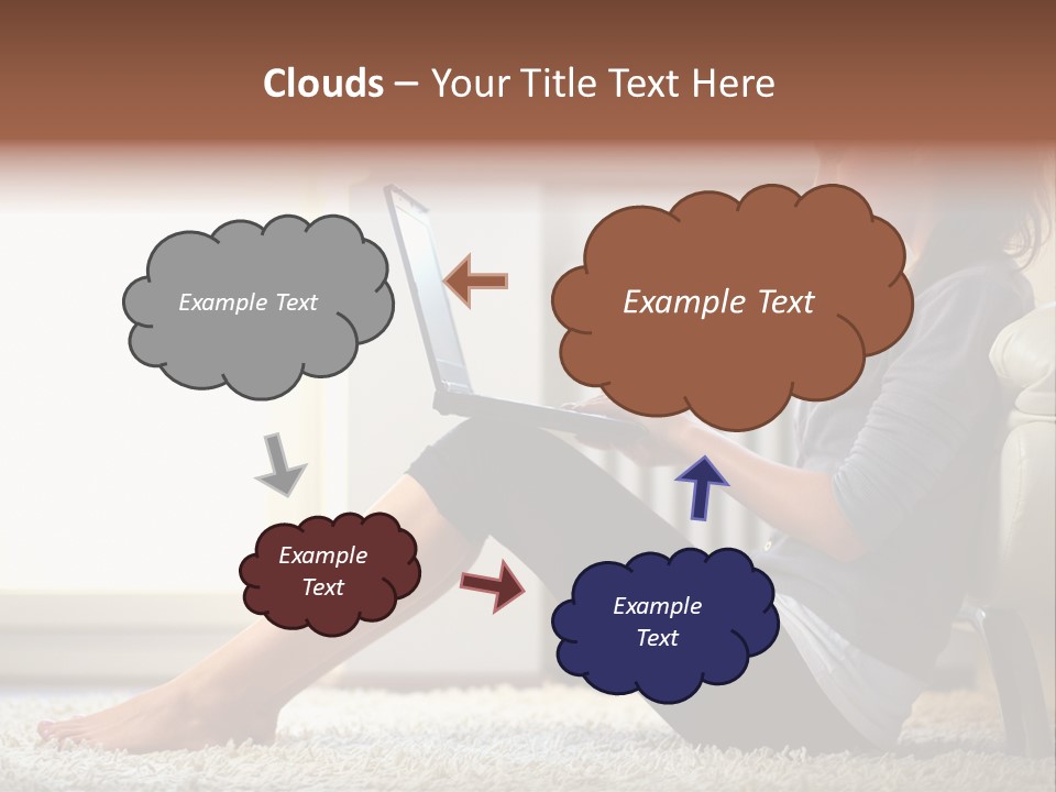 Communication Space Light PowerPoint Template