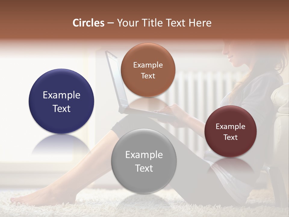 Communication Space Light PowerPoint Template