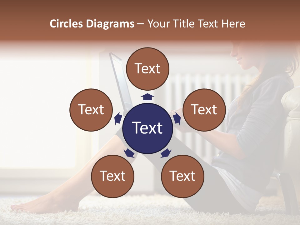 Communication Space Light PowerPoint Template