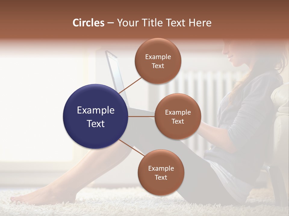 Communication Space Light PowerPoint Template