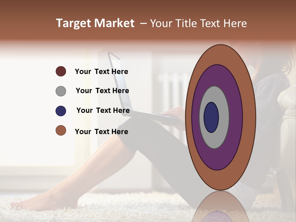 Communication Space Light PowerPoint Template