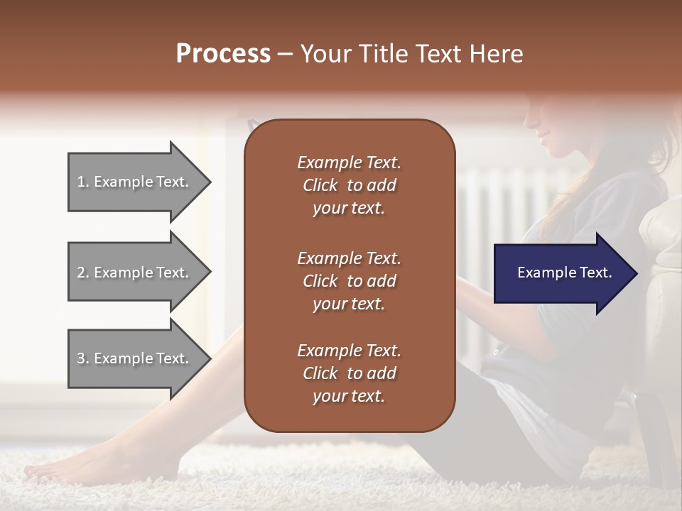 Communication Space Light PowerPoint Template