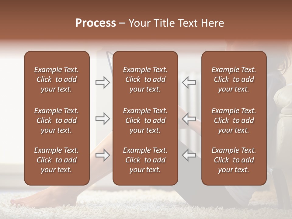 Communication Space Light PowerPoint Template