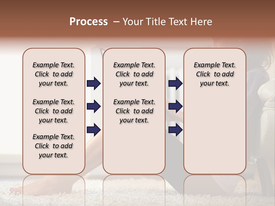Communication Space Light PowerPoint Template