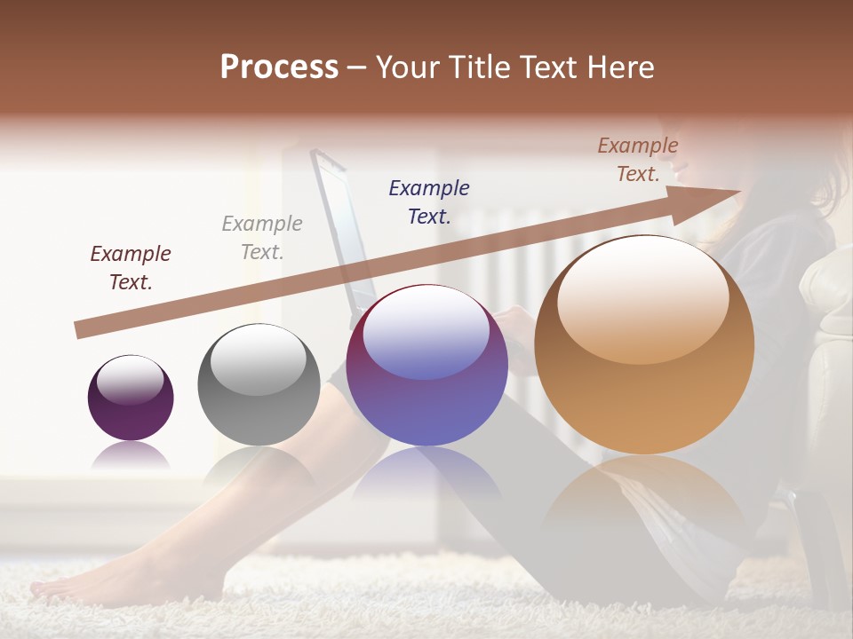 Communication Space Light PowerPoint Template